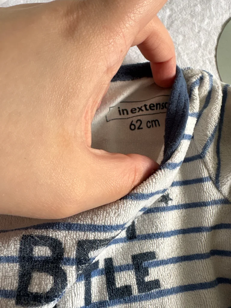 Pijama de Veludo "Best Little Baby" - In Extenso - 3 meses – photo 4